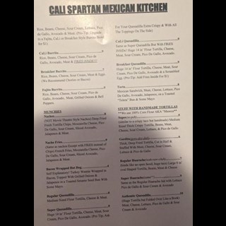 Cali Spartan Mexican Kitchen - San Jose, CA